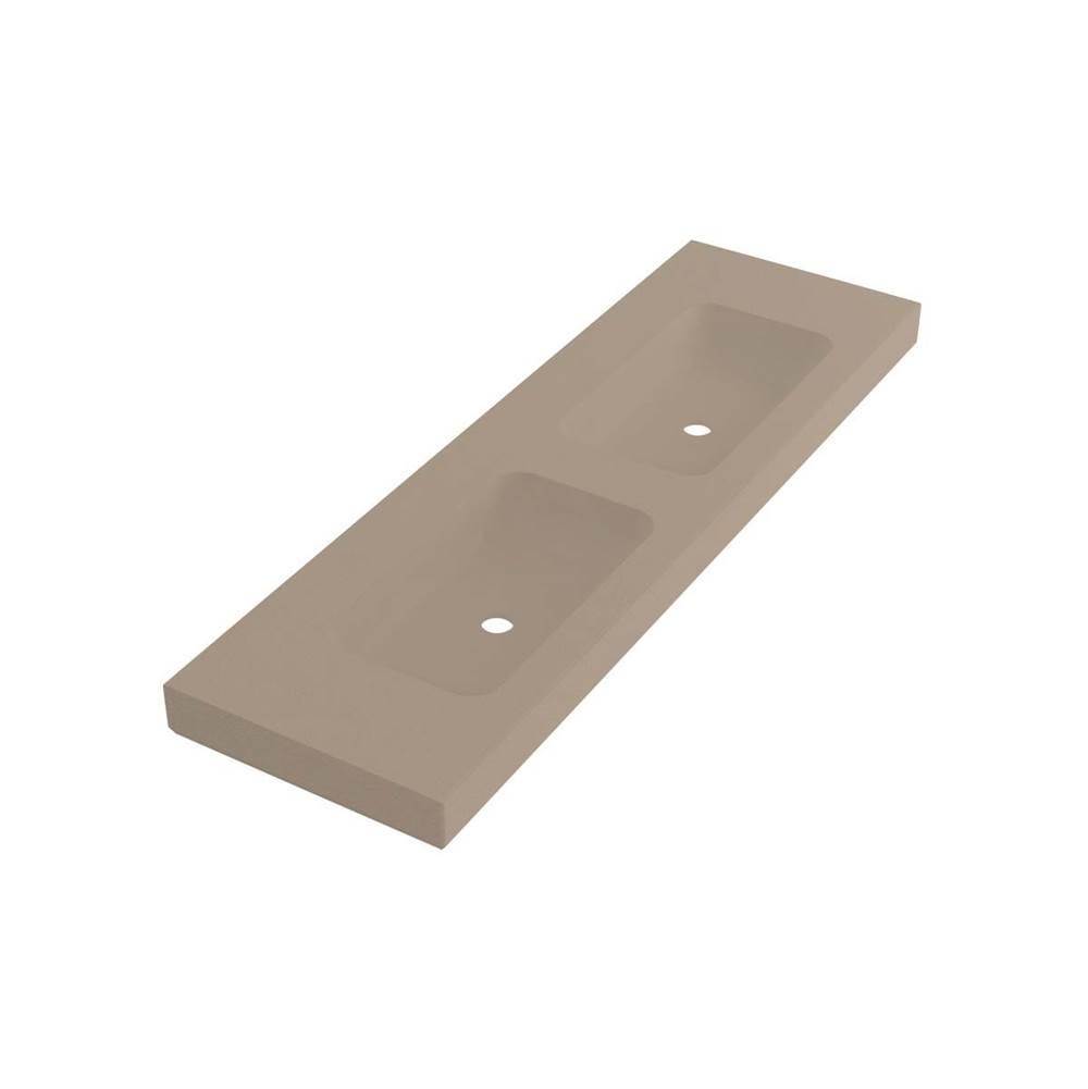 Wall Mount Double Lav 63X19 3-Holes-related