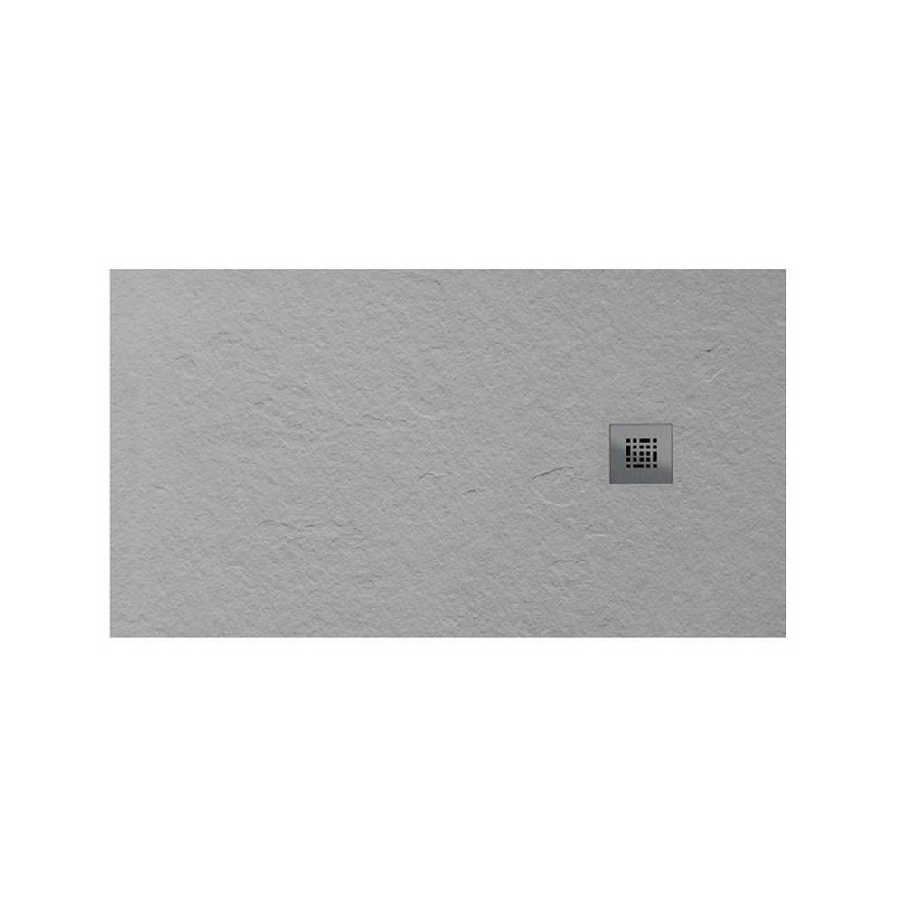 Shower Base Quadro 60X32 Square End Drain-related