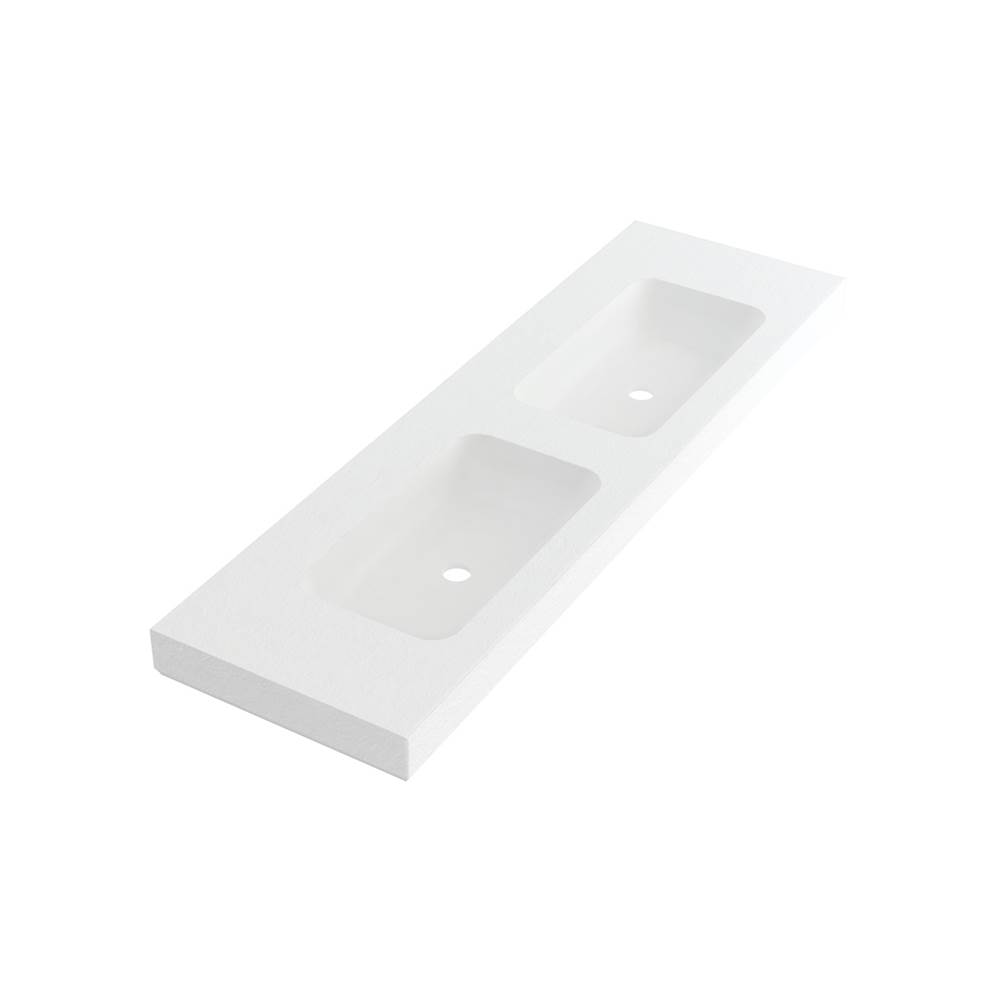 Wall Mount Double Lav 63X19 1-Hole-related