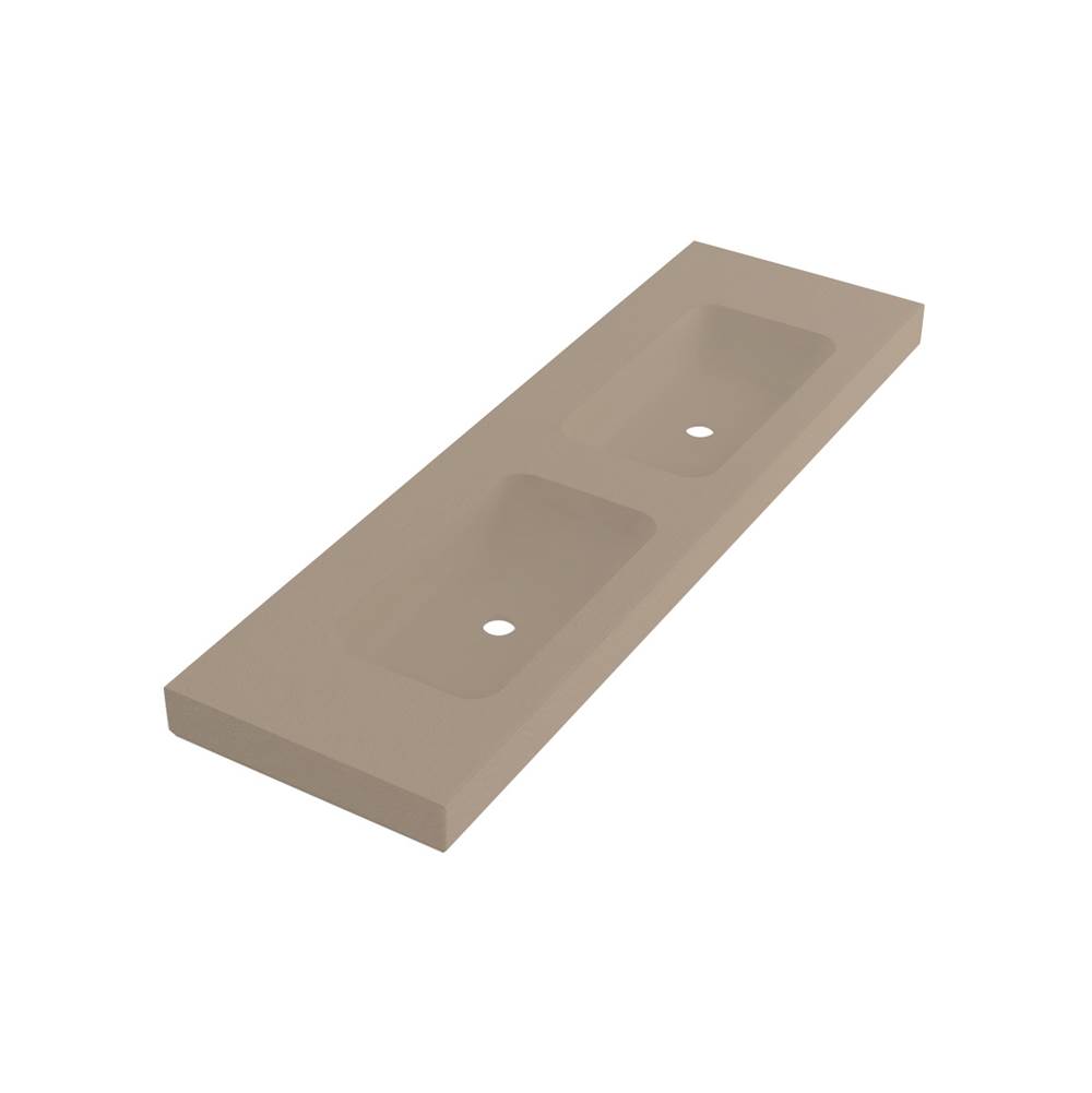 Wall Mount Double Lav 63X19 1-Hole-related