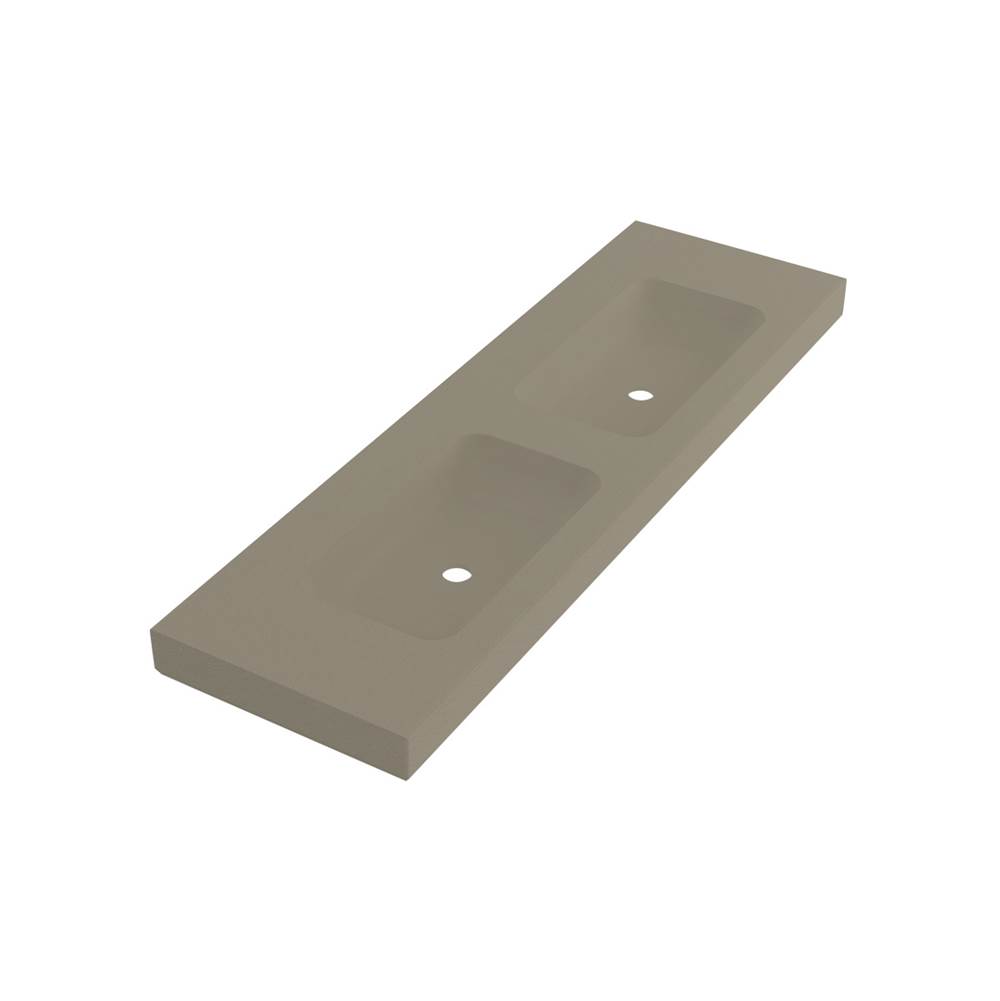 Wall Mount Double Lav 63X19 1-Hole-related