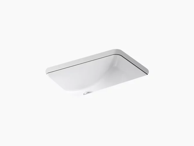 Ladena®20-7/8" x 14-3/8" x 8-1/8" Undermount bathroom sink with glazed underside K-2214-G-0-thumbnail