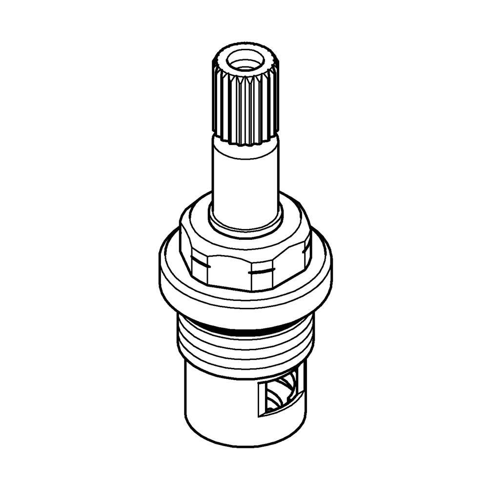 headpart 3/8'', 90degree, ceramic, left-related