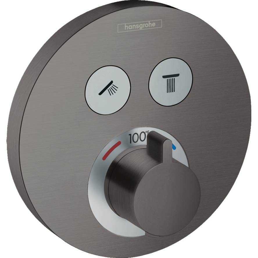 Hg Showerselect E Thermostatic Trim 2 Function, Round-related