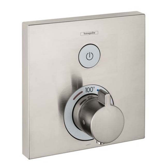 Hg Showerselect E Thermostatic Trim 1 Function, Square-related