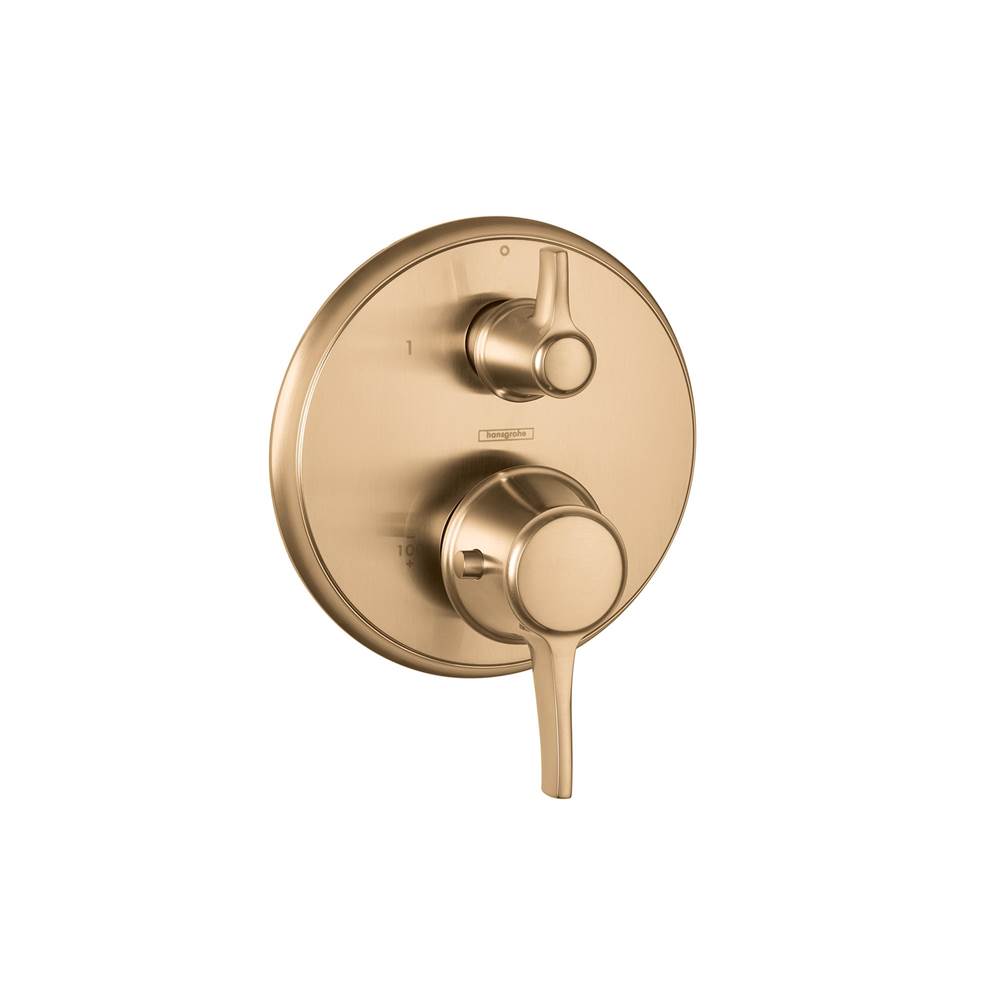 Thermostatic Trim With Volume Control And Diverter, Round-shop