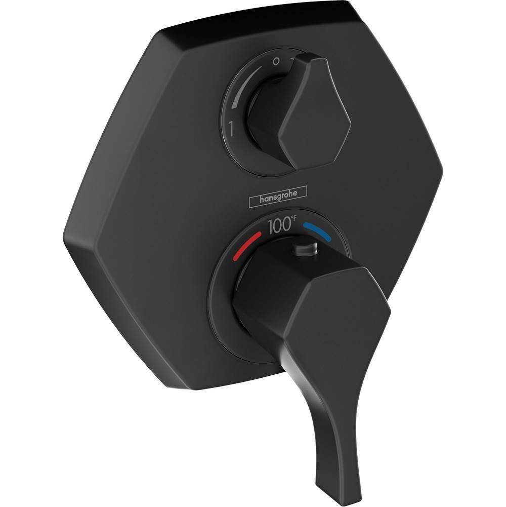 Thermostatic Trim With Volume Control And Diverter-related