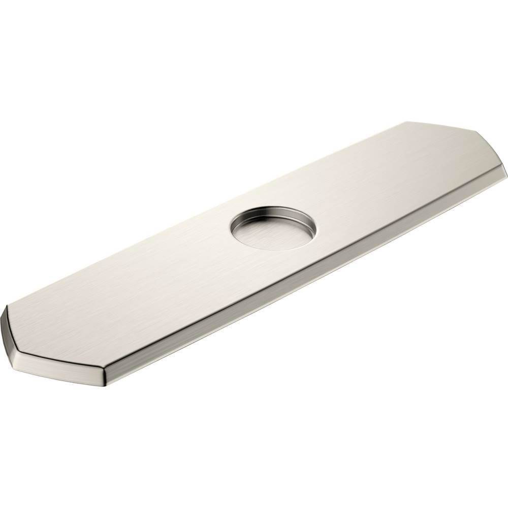 Base Plate For Single-Hole Kitchen Faucets, 10'' In Steel Opt-related