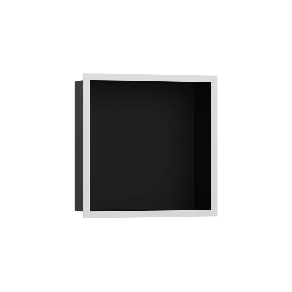 Wall Niche Matte Black With Design Frame 12''X 12''X 4''-shop
