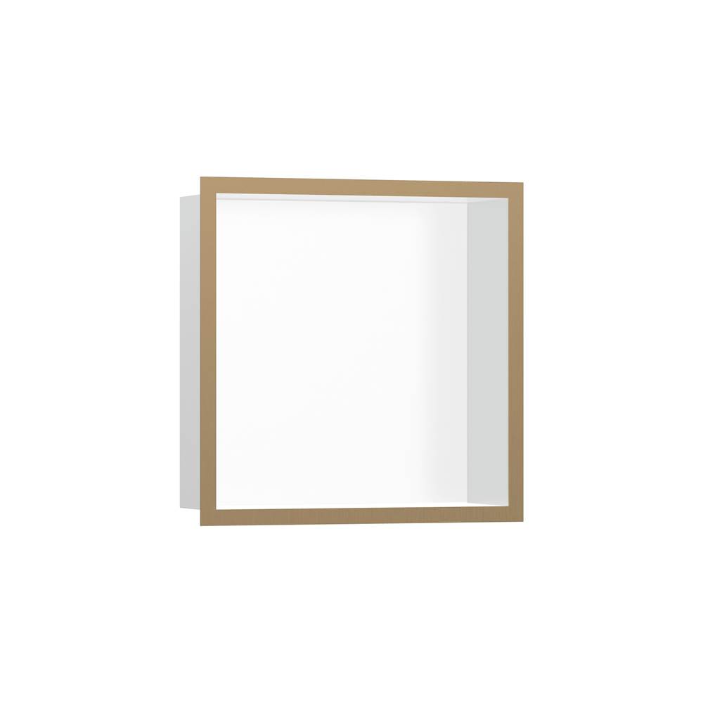 Wall Niche Matte White With Design Frame 12''X 12''X 4''-related