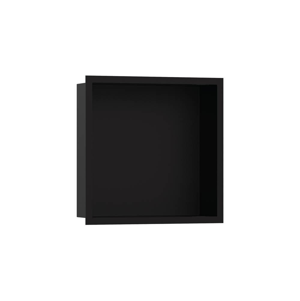 Wall Niche Matte Black With Design Frame 12''X 12''X 4''-shop