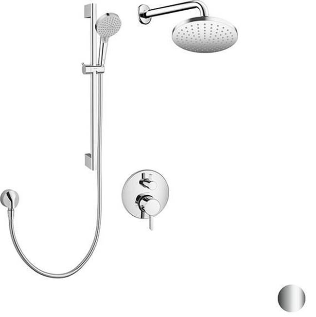 Shower Kit Thm 2-Function Wallbar W/Hshwr & Shhd-shop