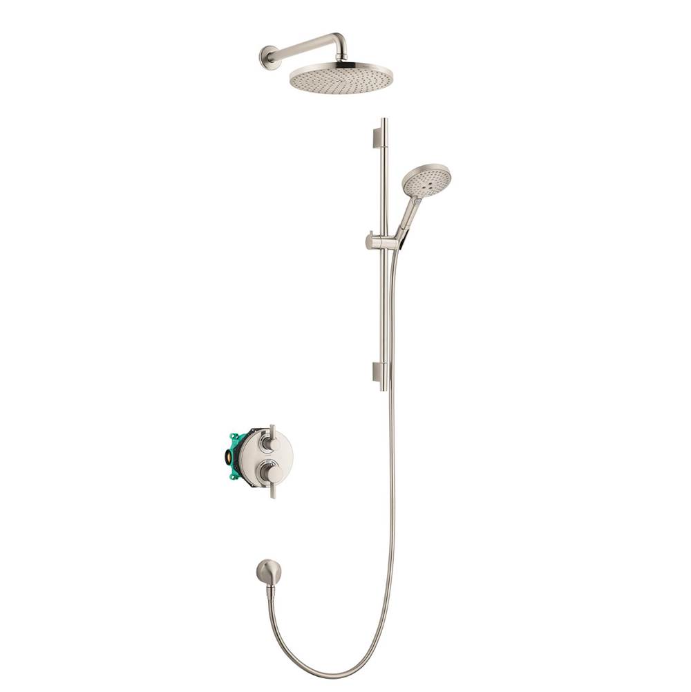 Thermostatic Showerhead/Wallbar Set With Rough, 2.5 Gpm-shop