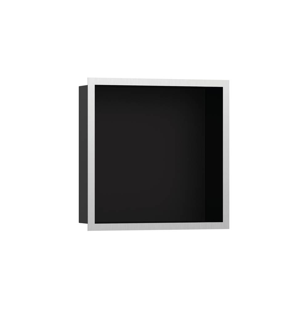Wall Niche Matte Black With Design Frame 12''X 12''X 4''-related