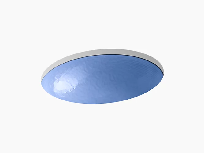 Whist®Glass undermount bathroom sink in Opaque Sapphire K-2741-G6-B11-related