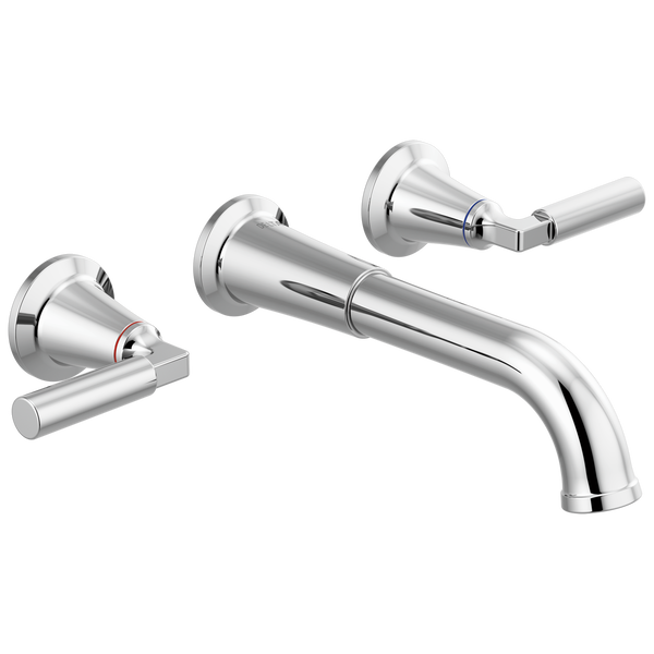Bowery™ Two Handle Wall Mount Bathroom Faucet Trim In Chrome MODEL#: T3548LF-WL-related