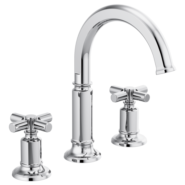 INVARI™ Widespread Lavatory Faucet With Arc Spout - Less Handles-related