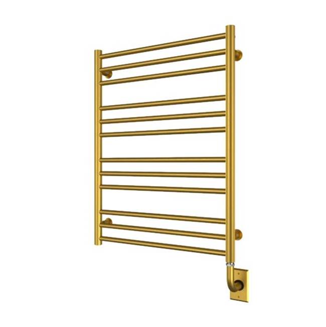 ICO Bath 23.5''x31'' Sorano Electric Hardwired Towel Warmer - PVD Brushed Gold-shop