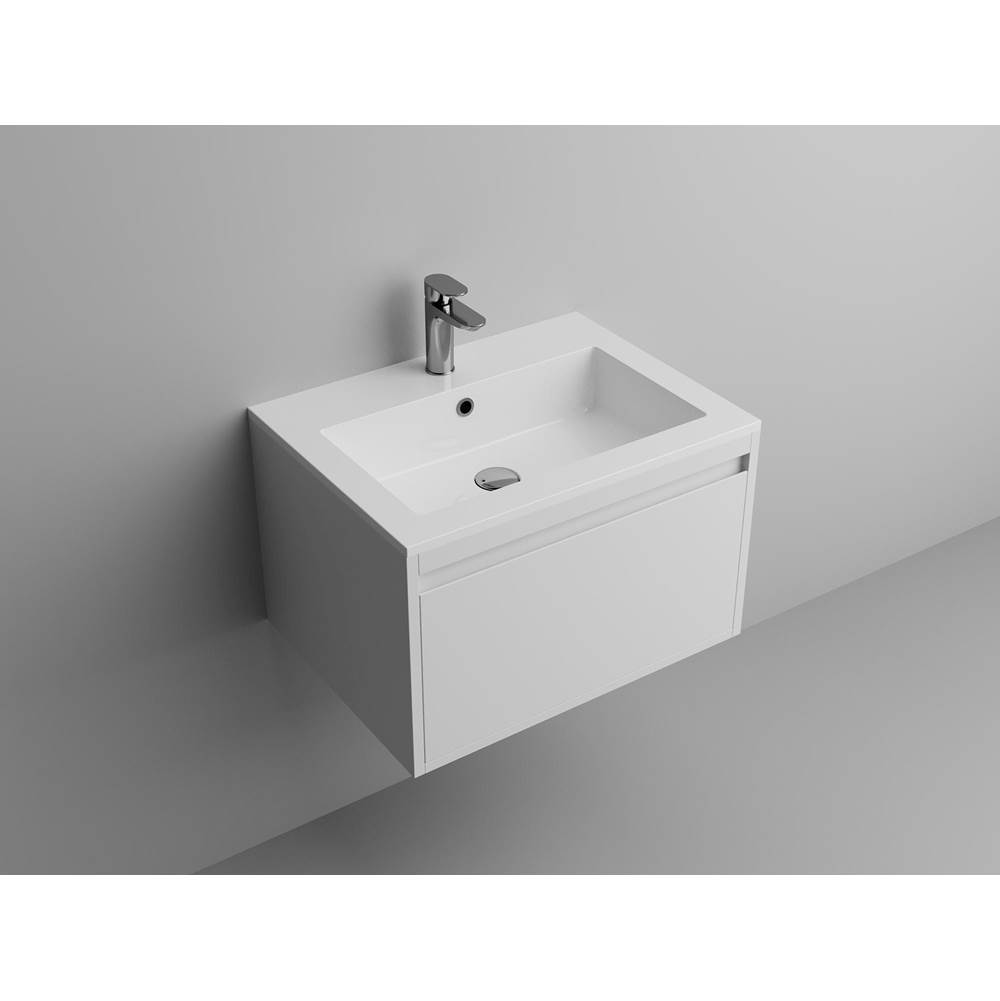 ICO Bath Square 24'' Vanity Sink Top - Gloss White-related