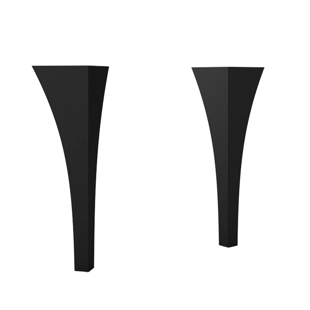 ICO Bath Curved Leg Set (Coda, Rhythm) - Matte Black-shop