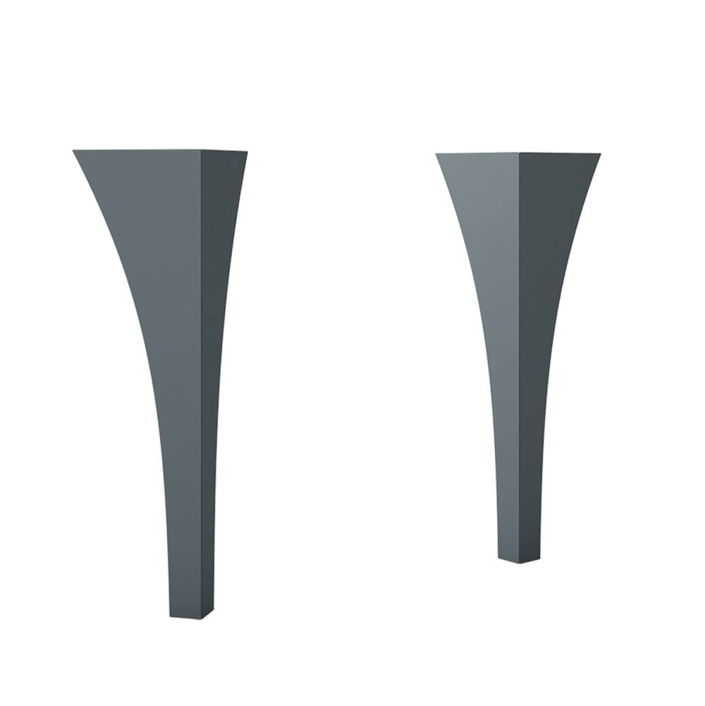 ICO Bath Curved Leg Set (Coda, Rhythm) - Steel Blue-shop