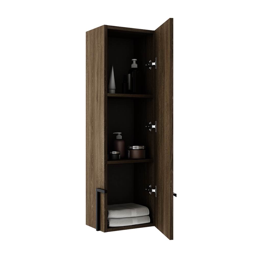 ICO Bath Accent Right Hand Wall Cabinet - Dark Walnut-related