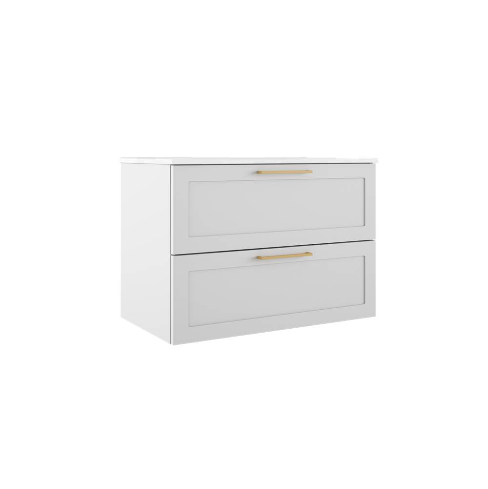 ICO Bath Rhythm 31'' Two Drawer Wall-Mounted Vanity - Matte White-related