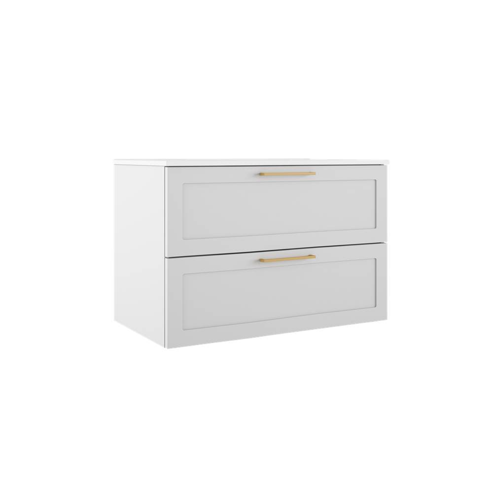 ICO Bath Rhythm 36'' Two Drawer Wall-Mounted Vanity - Matte White-related