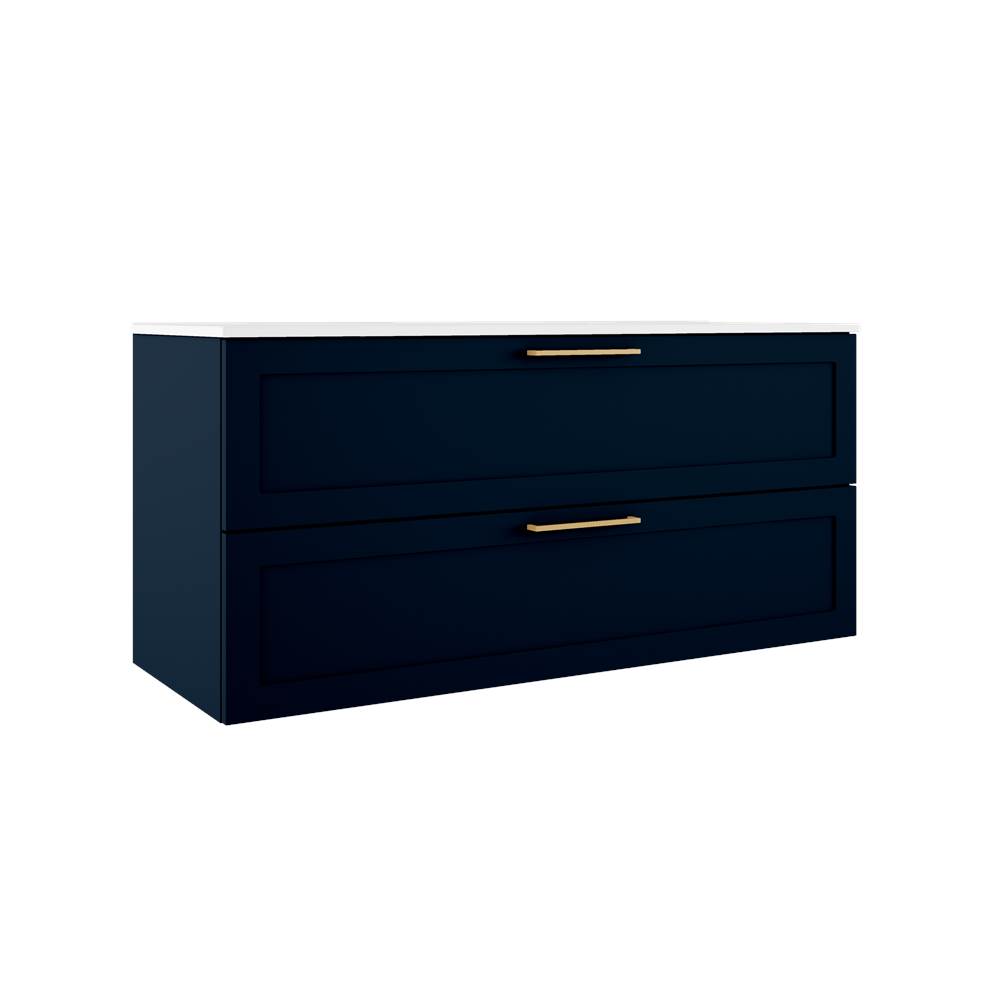 ICO Bath Rhythm 48'' Two Drawer Wall-Mounted Vanity - Navy Blue-related