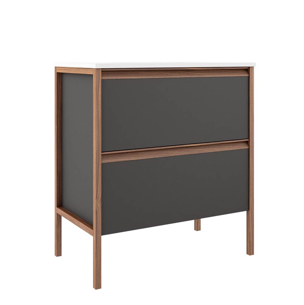 ICO Bath Tempo 31'' Two Drawer Freestanding Vanity - Ash Grey-related