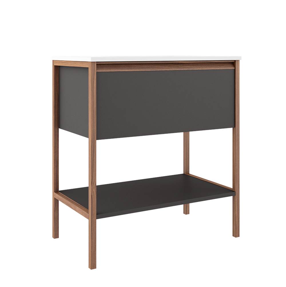 ICO Bath Tempo 31'' One Drawer One Shelf Freestanding Vanity - Ash Grey-related