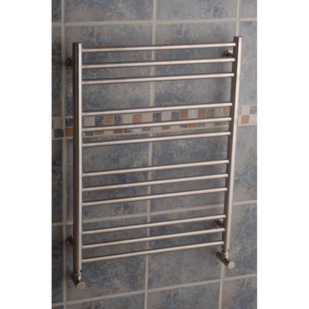 ICO Bath 23.5''x31'' Sorano Hydronic Towel Warmer - Brushed Nickel-related