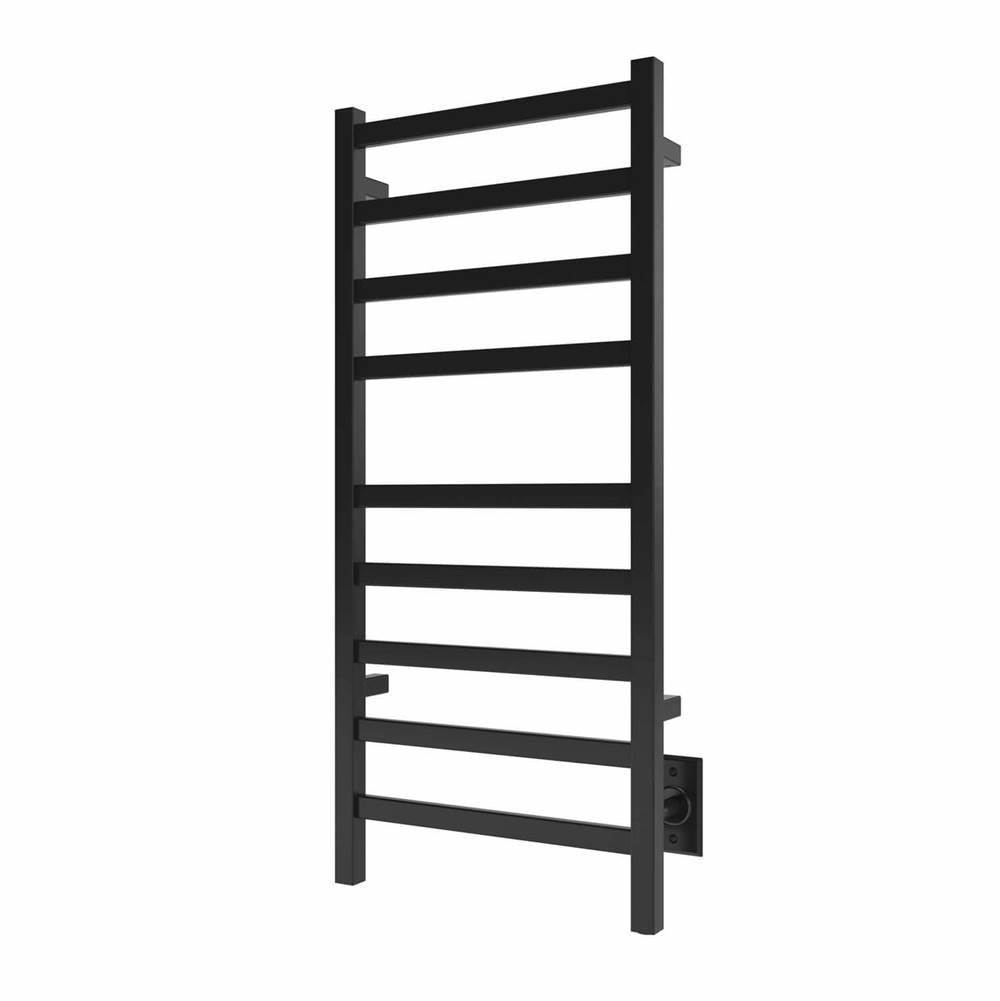 ICO Bath 18''x40'' Kontour Square Electric Hardwired Towel Warmer - Matte Black-shop