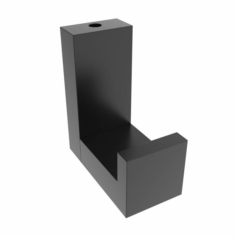 ICO Bath Fire Deep Towel Hook - Matte Black-related