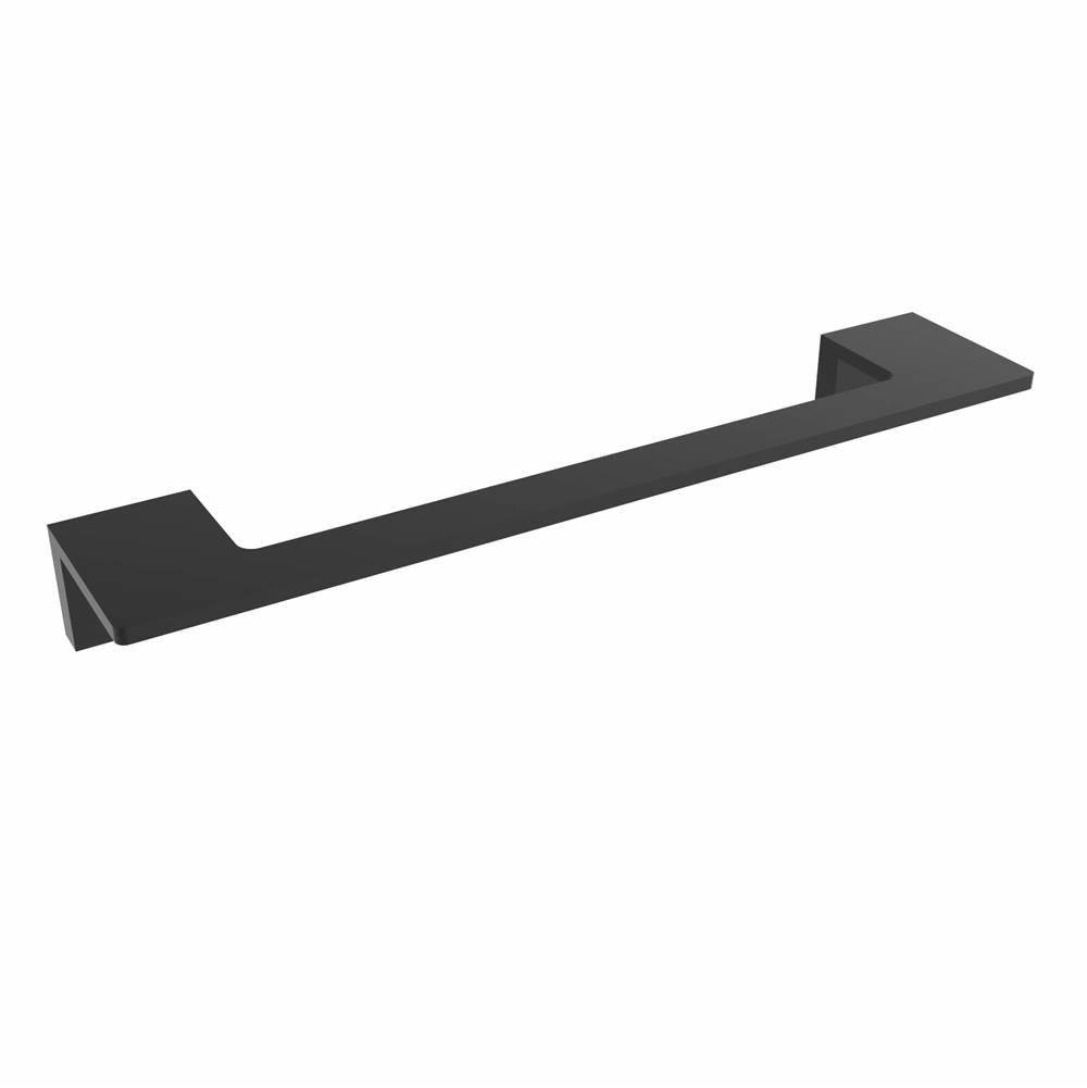 ICO Bath Ash 12'' Towel Bar - Matte Black-shop
