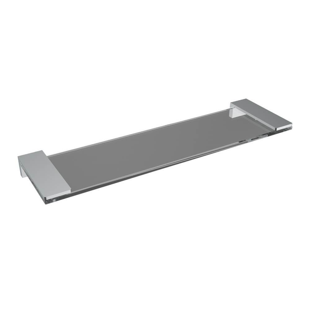ICO Bath Ash Glass Shelf - Chrome-related