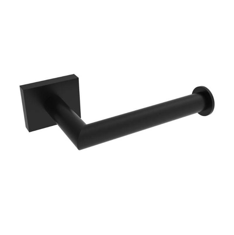 ICO Bath Crater Toilet Paper Holder - Matte Black (LH Post)-shop
