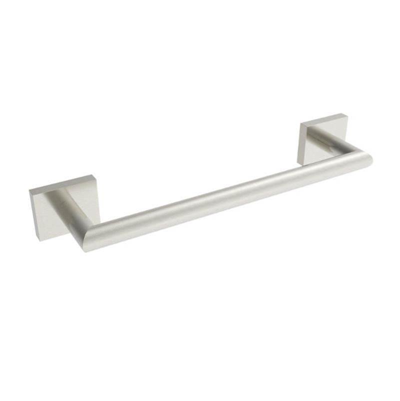 ICO Bath Crater 12'' Towel Bar - Brushed Nickel-shop