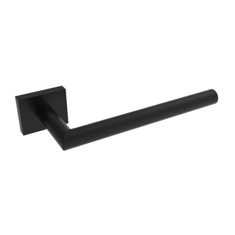 ICO Bath Crater 8'' Towel Bar - Matte Black-shop