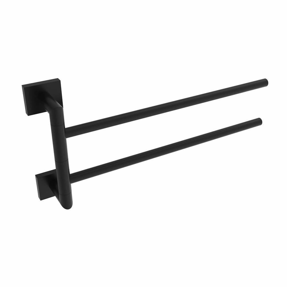 ICO Bath Crater Swivelling Towel Bar - Matte Black-related
