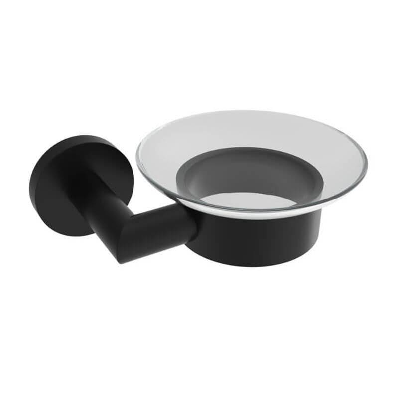 ICO Bath Summit Glass Soap Dish - Matte Black-related