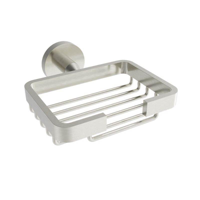 ICO Bath Summit Soap Basket - Brushed Nickel-related