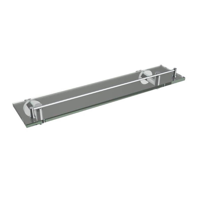 ICO Bath Summit Glass Shelf - Chrome-shop