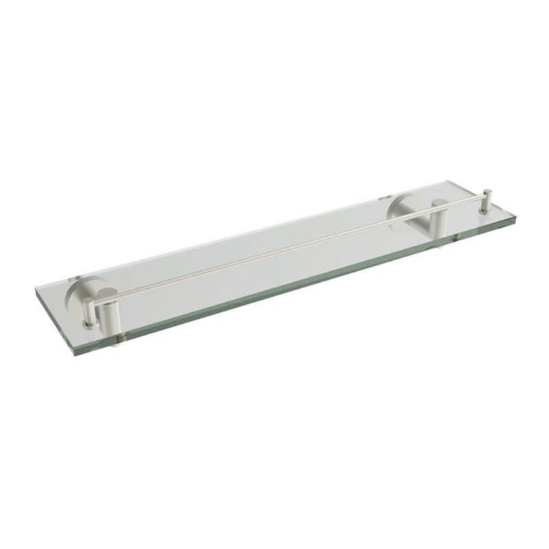 ICO Bath Summit Glass Shelf - Brushed Nickel-shop