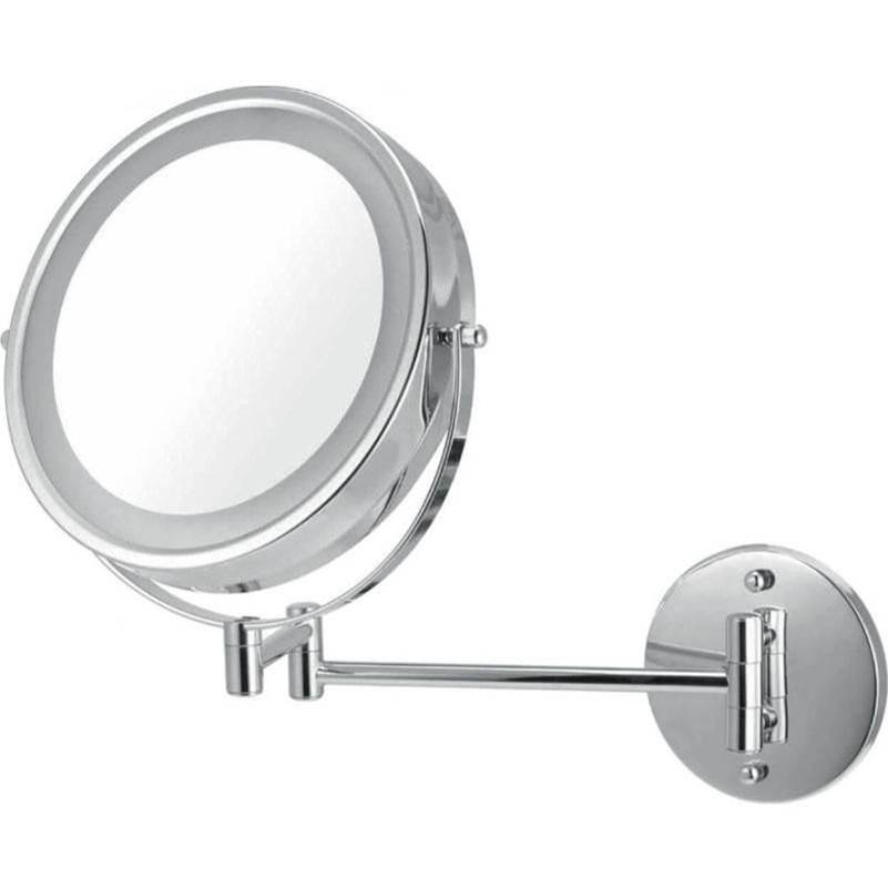 ICO Bath 8.5'' Double Sided Lighted Wall-Mounted Mirror - Chrome-related