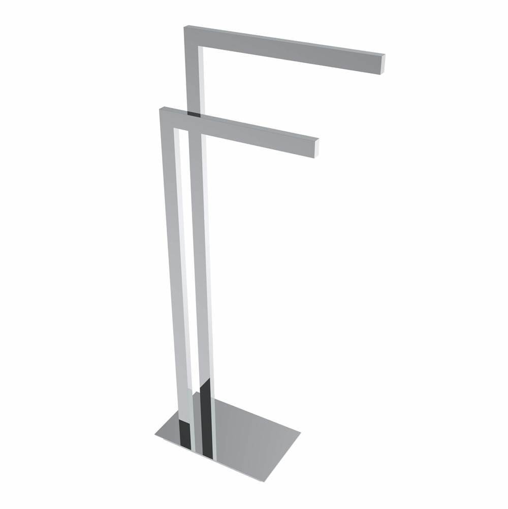 ICO Bath Square Freestanding Double Towel Bar - Chrome-related