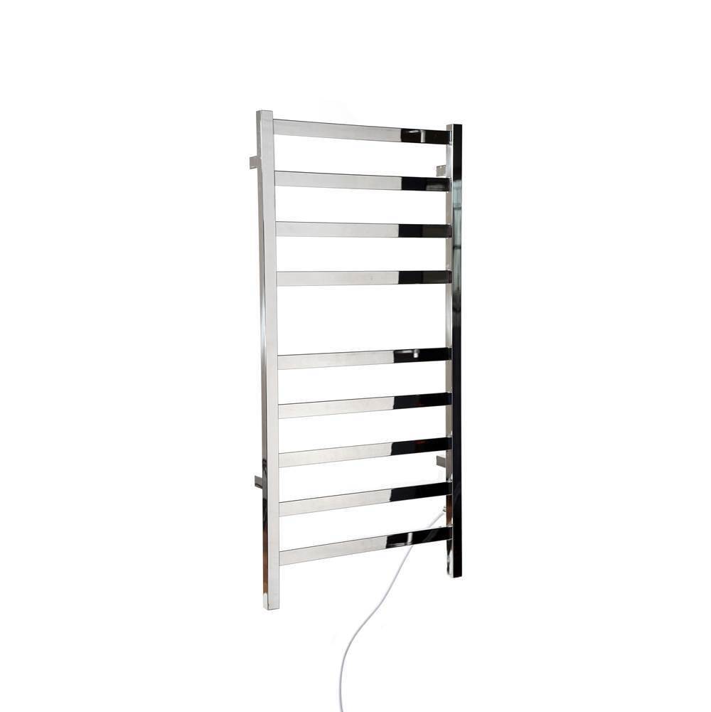 ICO Bath 18''x40'' Kontour Square Electric Plug-In Towel Warmer - Chrome-shop