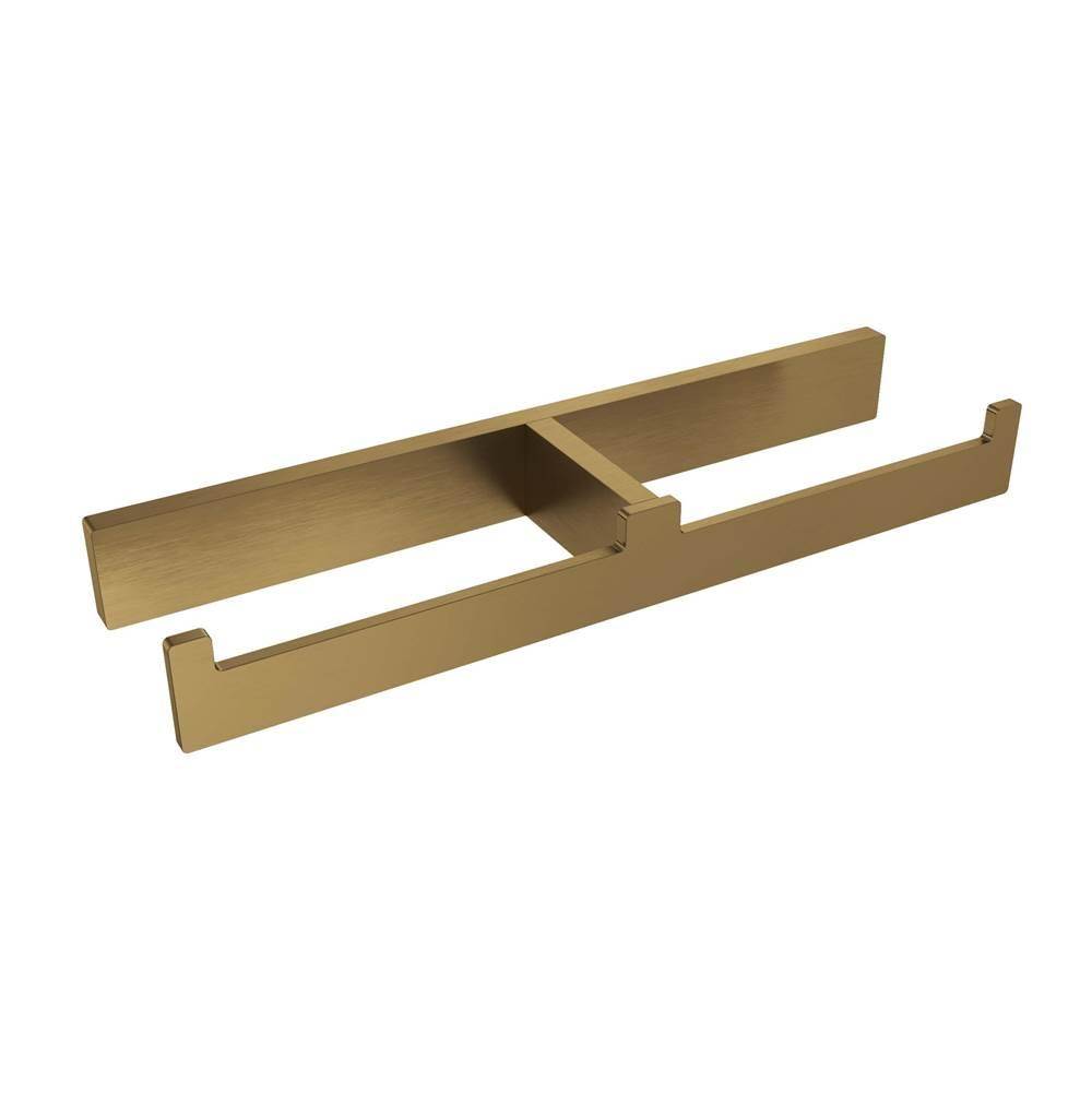 ICO Bath Erupt Double Toilet Paper Holder - Brushed Gold Dark-shop