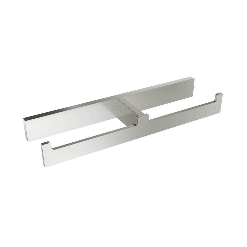 ICO Bath Erupt Double Toilet Paper Holder - Brushed Nickel-shop