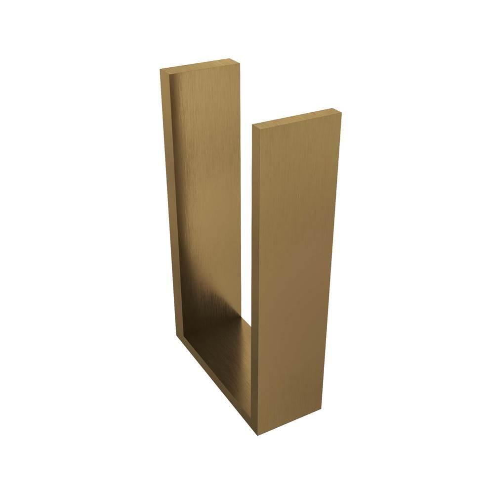 ICO Bath Erupt Spare Toilet Paper Holder - Brushed Gold Dark-related